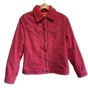 Women's Red Jean Jacket